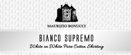MB Bianco Supremo - White on White Dobby Shirting[MB Bianco Supremo - White on White Dobby Shirting]
